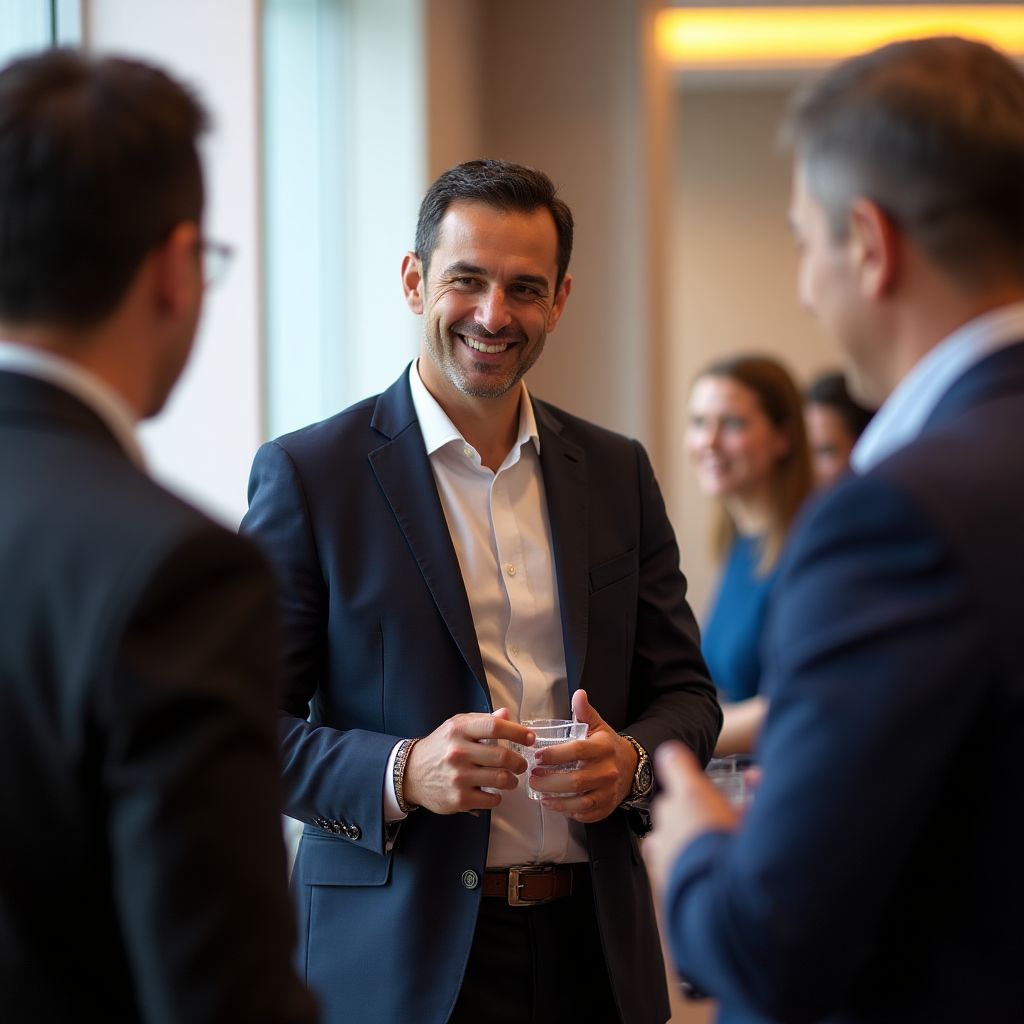 Red de contactos en la industria